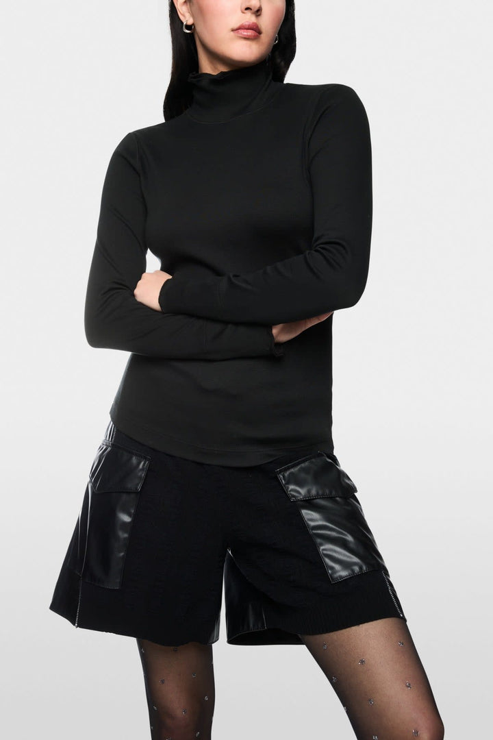 Chandail à col roulé en coton extensible pour femme Marc Cain