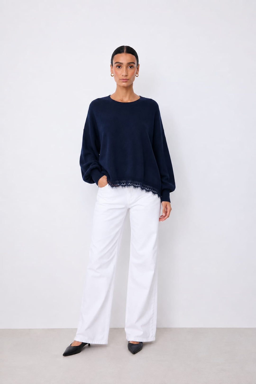 Front view of the women&
