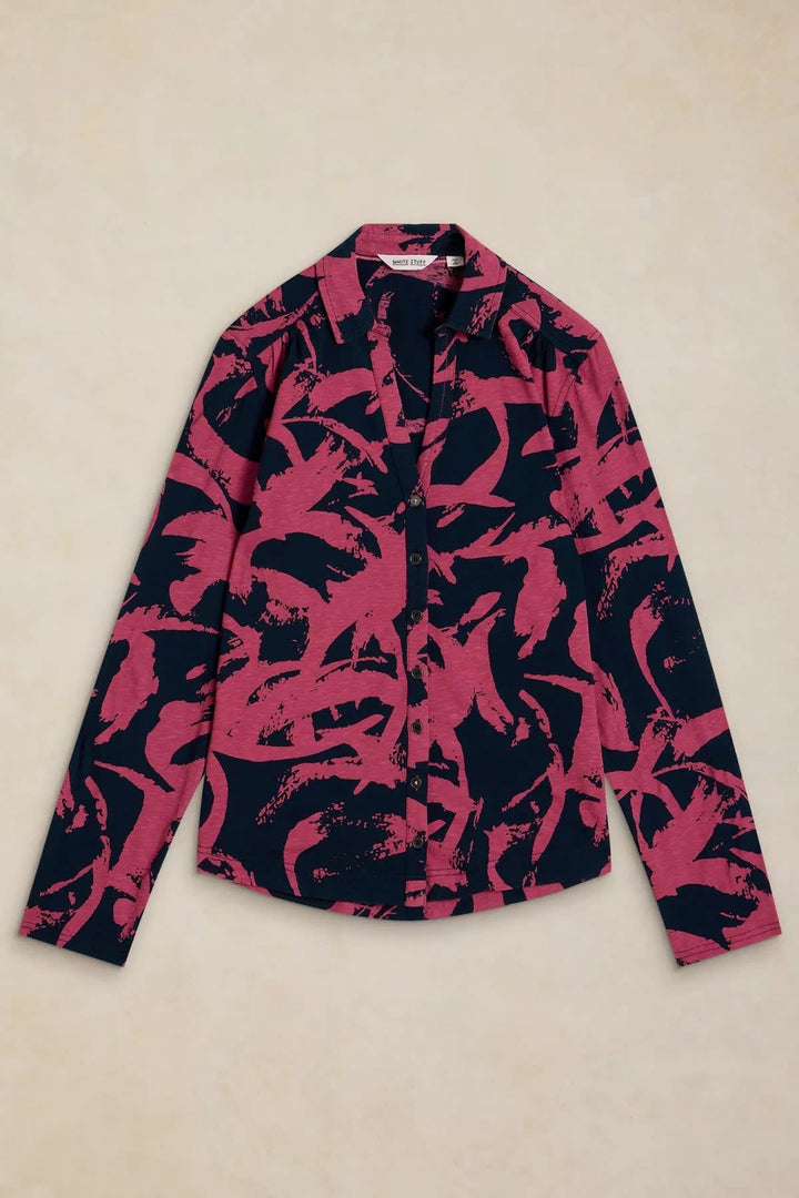 Front view of Annie printed shirt White Stuff for women in multicolour - Valérie Simon