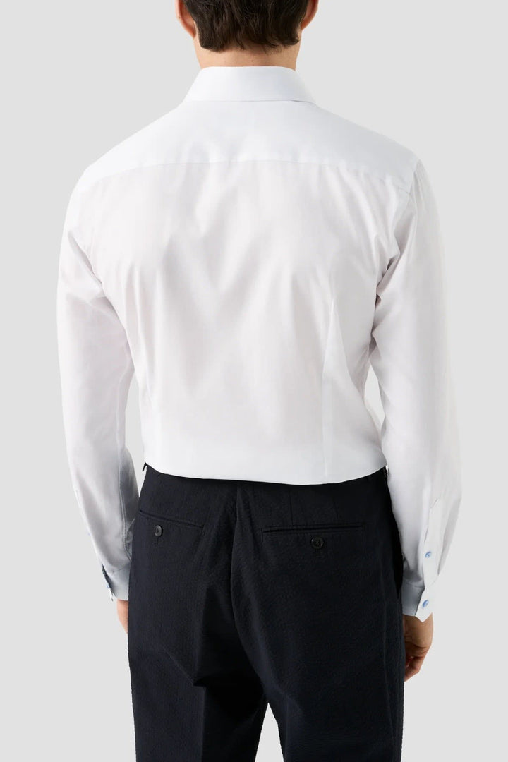 Front view of a white Eton men&