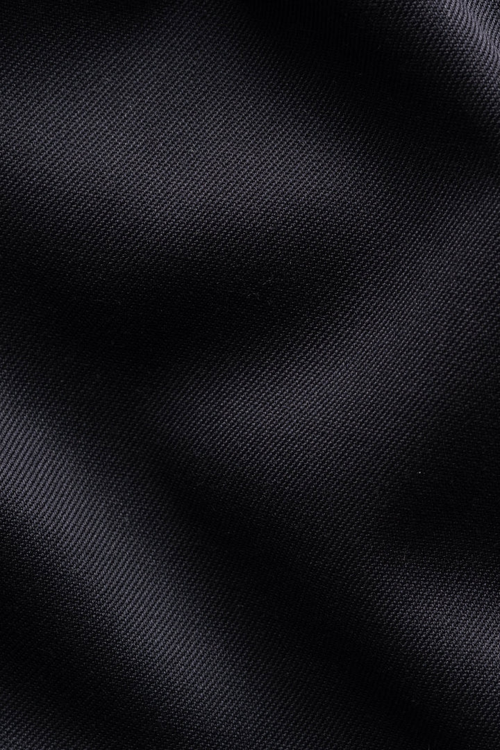 Front view of a white Eton stretch dress shirt for men - Valérie Simon