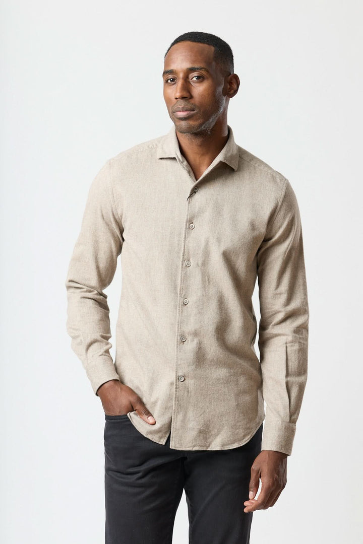 Chemise en flanelle de coton