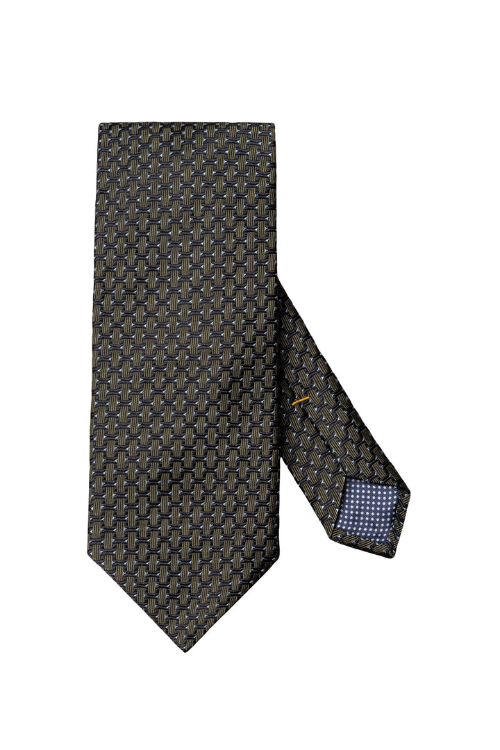 Front view of an Eton geometric-patterned men&