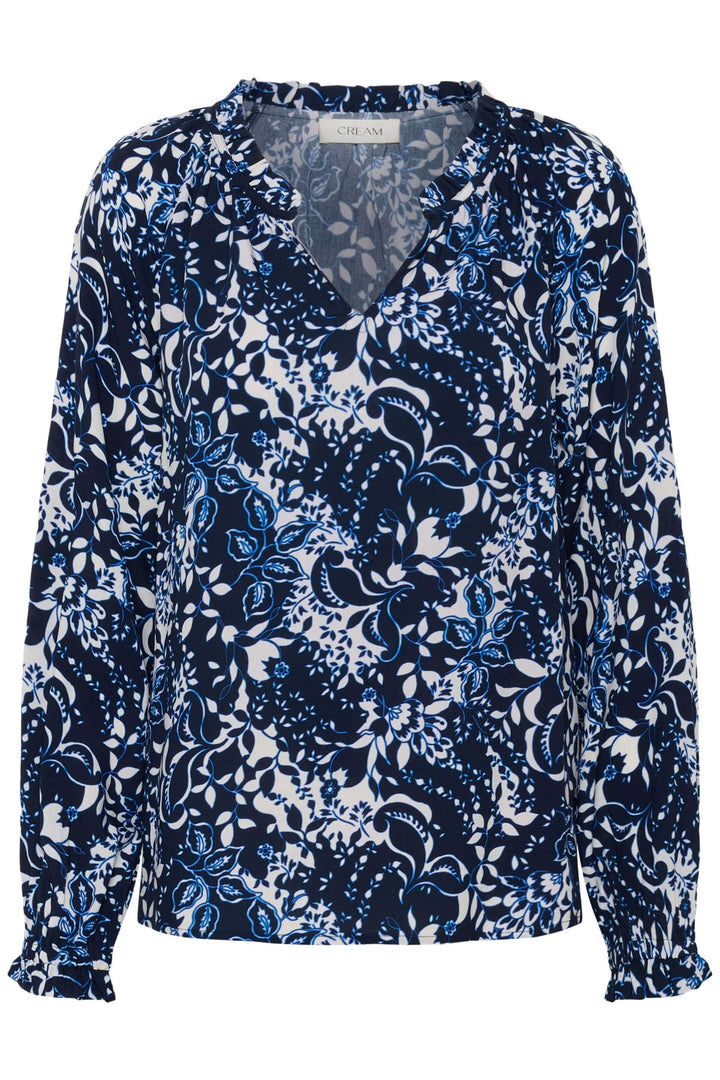 Flowing Tiah blouse with floral print