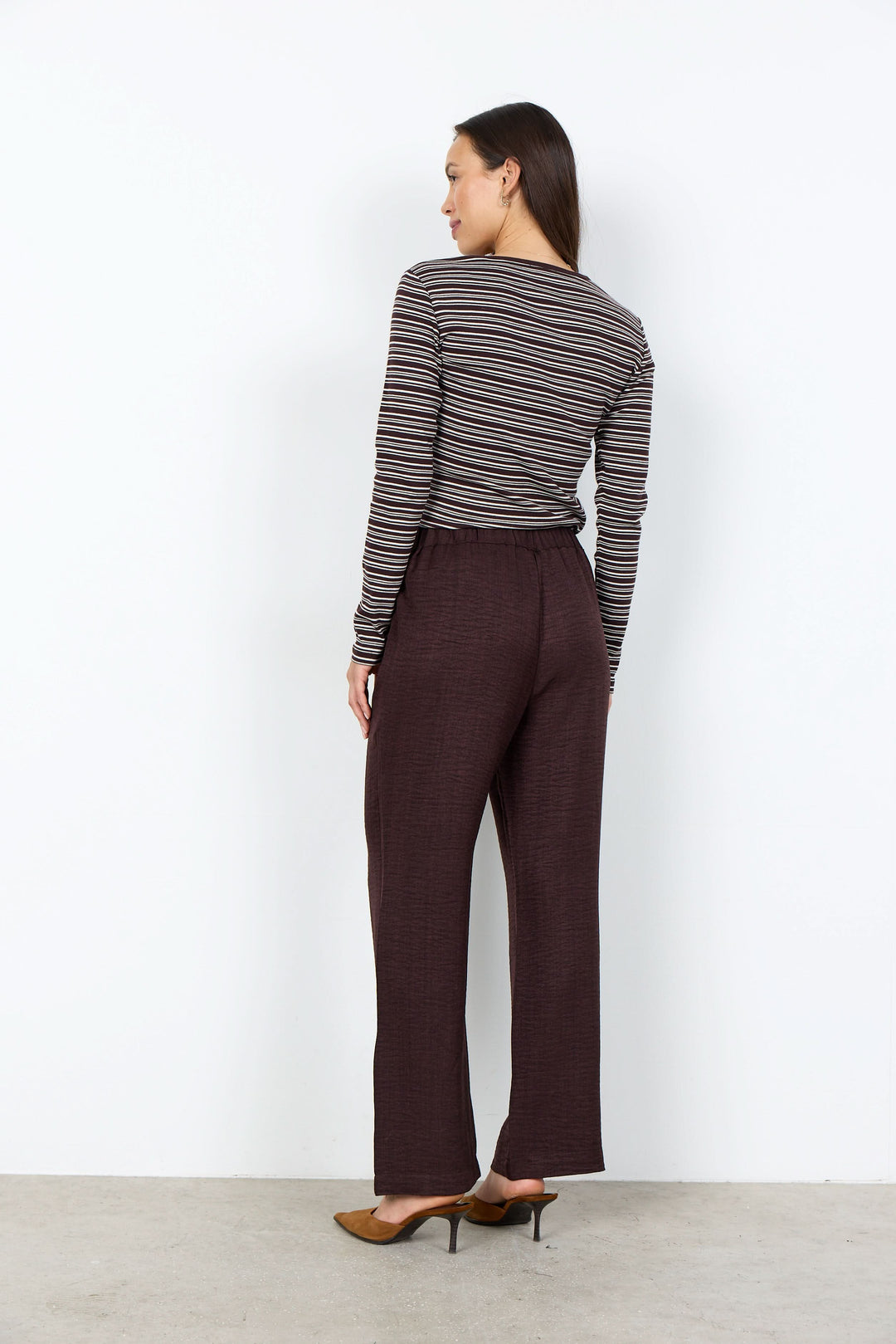 Charissa wide-leg pants with elastic Size 