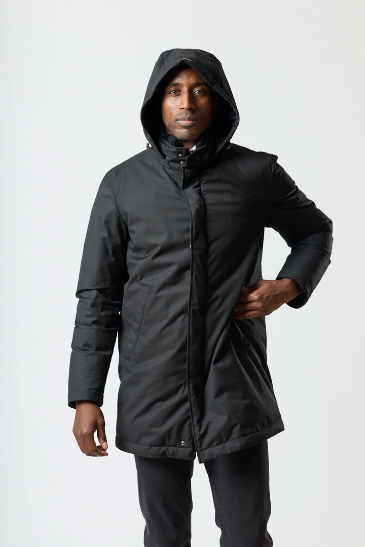 Manteau mi-long en duvet