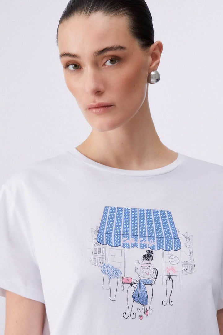 T-shirt à manches courtes avec imprimé graphique