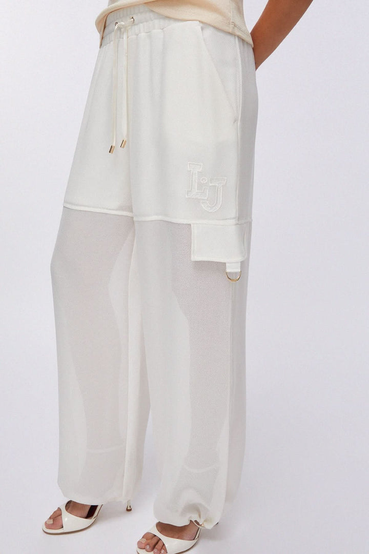 Pantalon jogging large à cordon