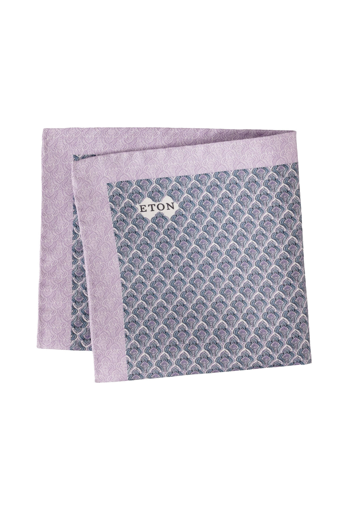 Close-up of the Eton geometric-patterned multicolored men&