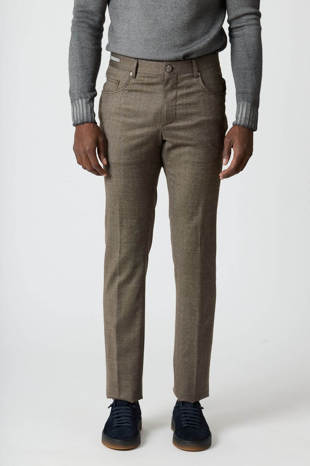 Pantalon habillé 5 poches en laine