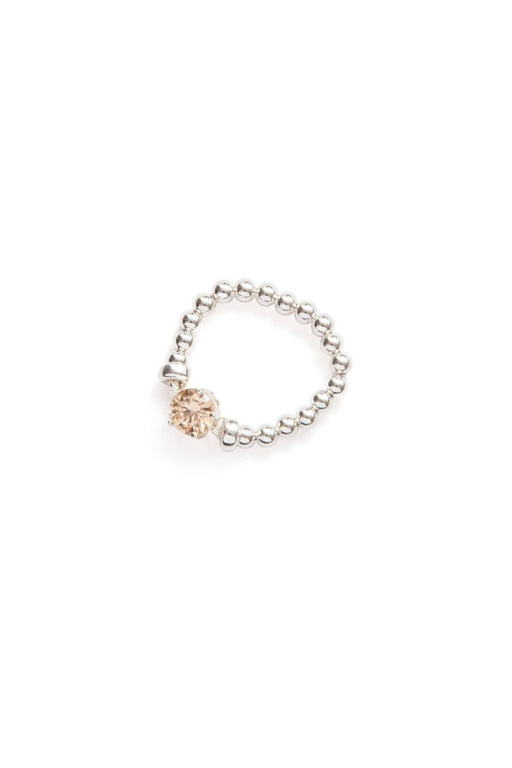 Bague élastique Be Treasured avec zirconium coloré, parfaite pour ajouter éclat et glamour à votre style.
