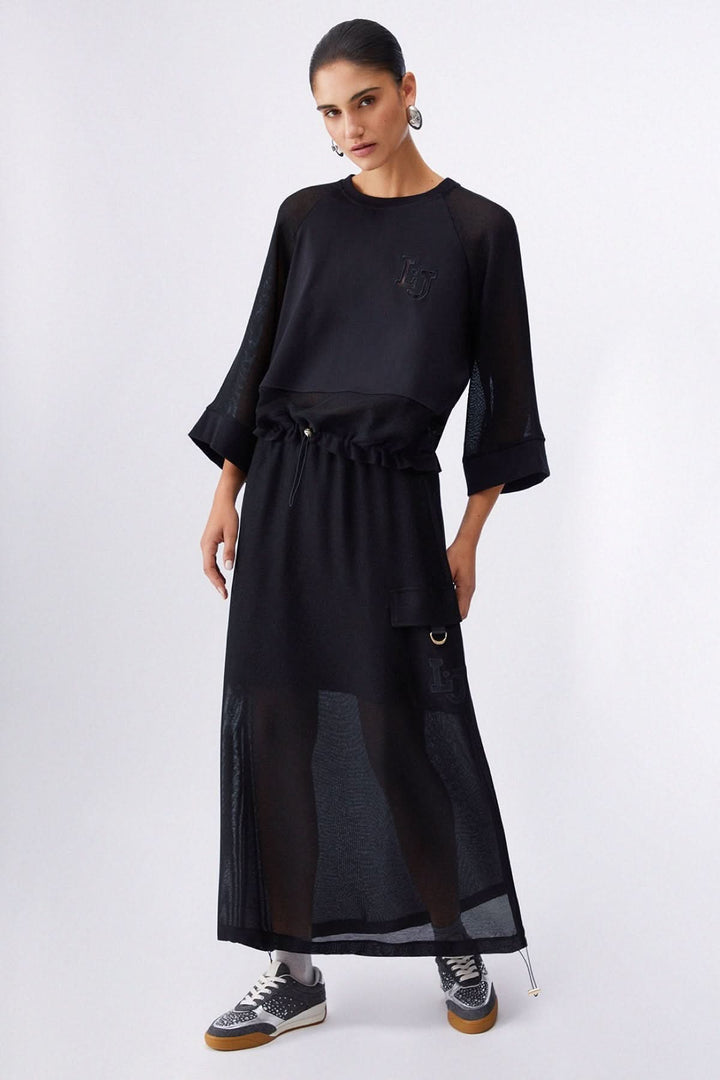 Chandail court à manches larges