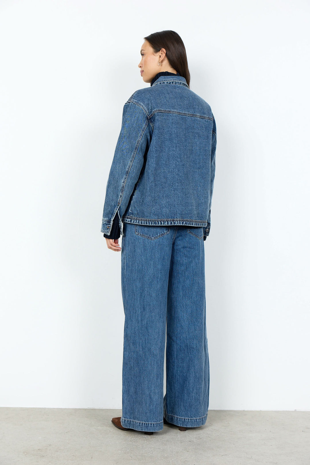 Heda denim jacket with patch pockets 