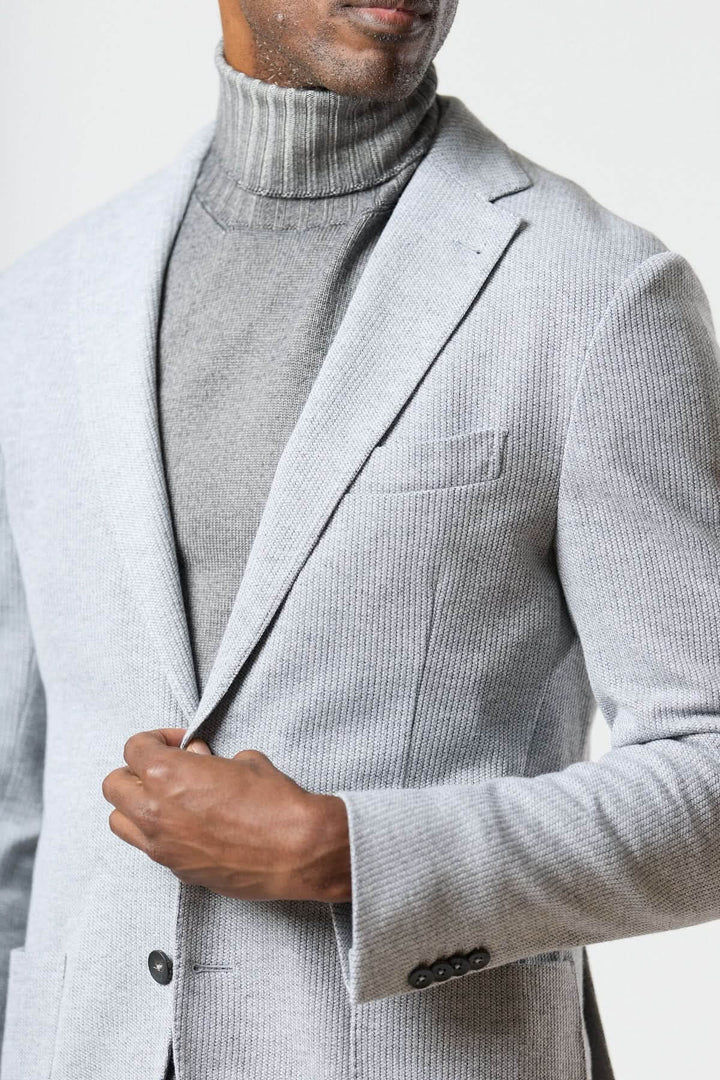 Veston jersey non-structuré à deux boutons