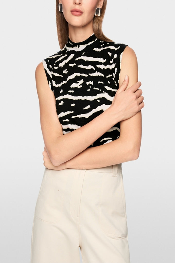 Top avec imprimé animalier