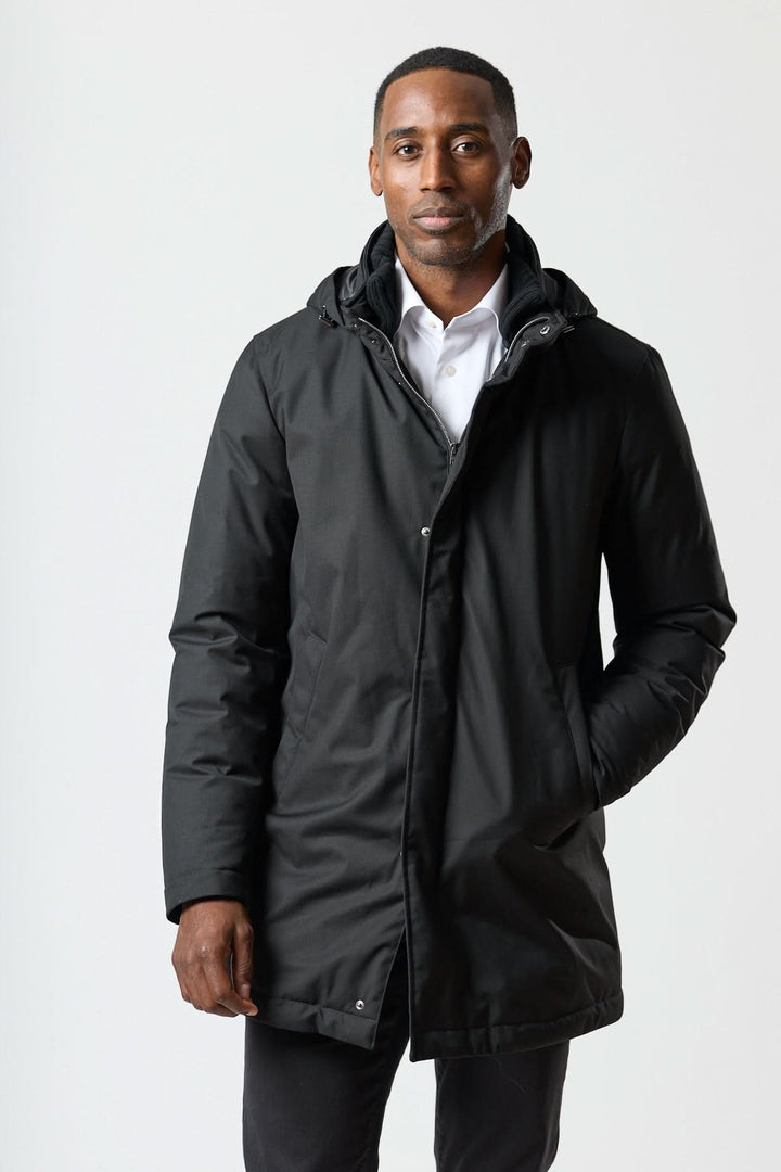 Manteau mi-long en duvet