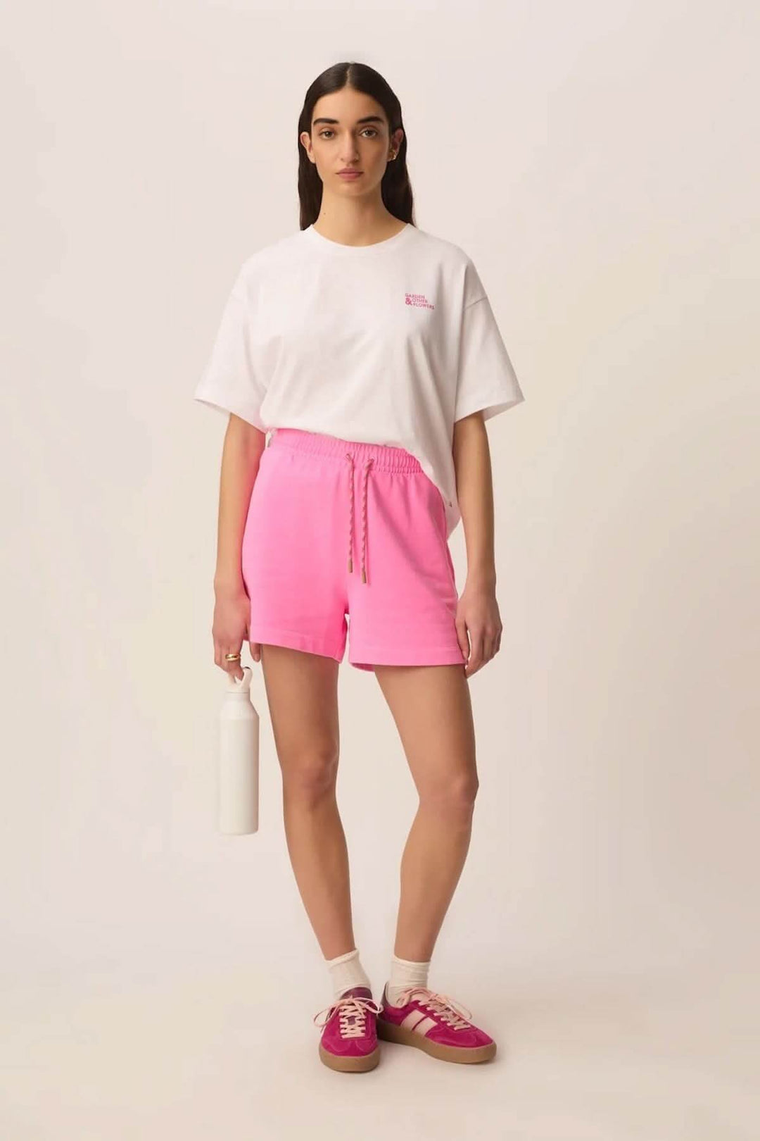 Short Yasti taille élastique à cordon coupe décontractée