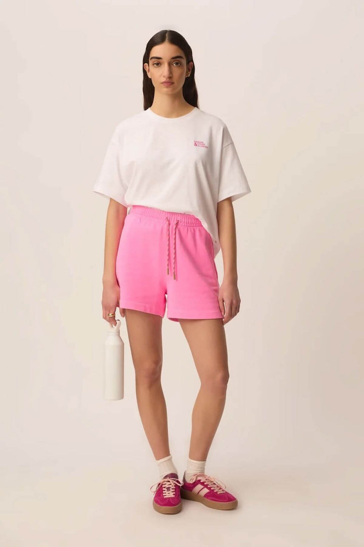 Short Yasti taille élastique à cordon coupe décontractée