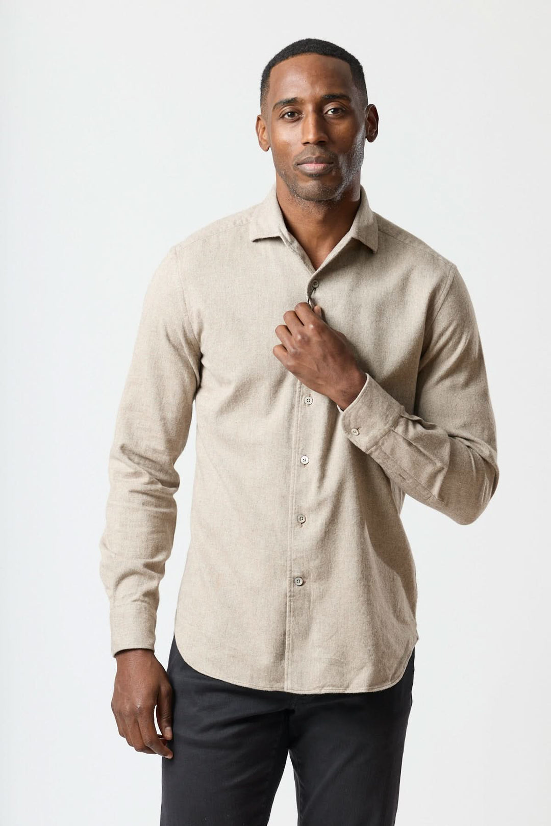 Chemise en flanelle de coton