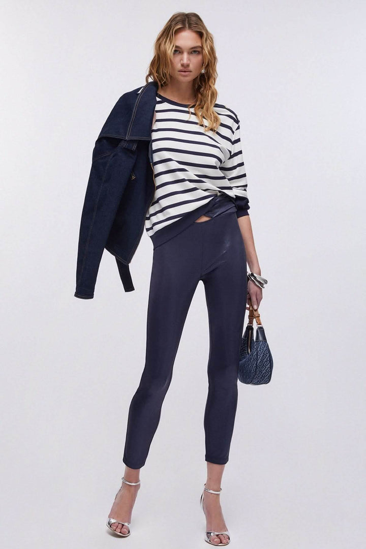 Chandail rayé à manches longues