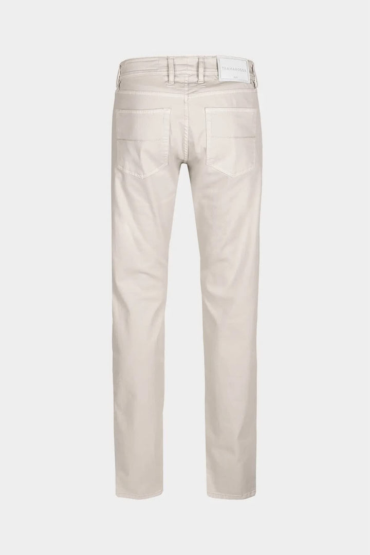 Vue de dos jean Tramarossa pour homme gris avec poches apparentes - Valérie Simon