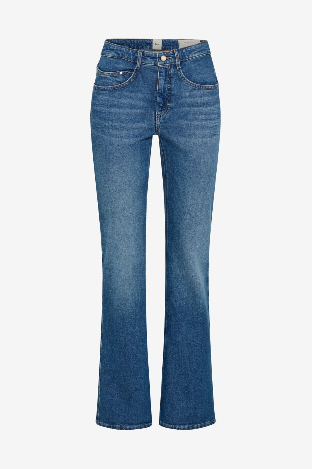 Mary flared jeans with a high Size front view for women Brax