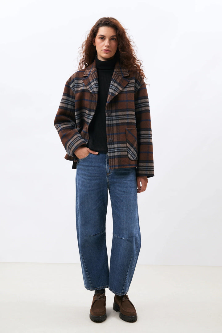 High Size Mouro barrel jeans for women Humility