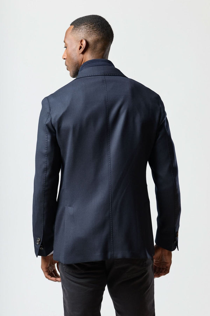 Veston moderne avec gilet zippé intégré