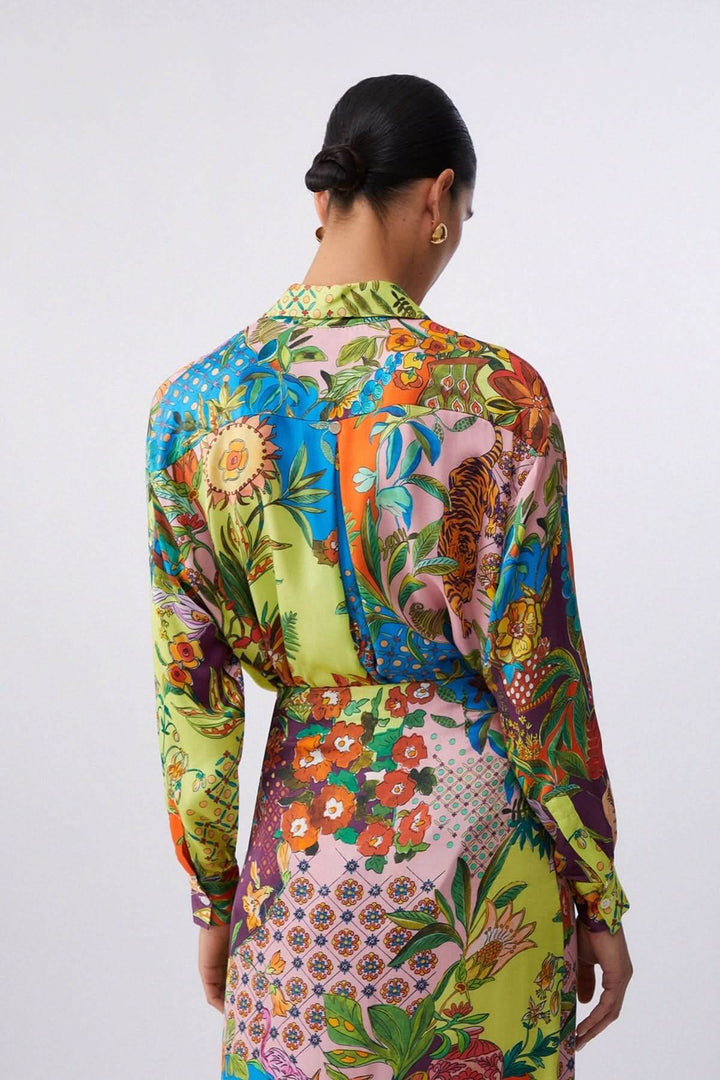 Chemise imprimée fluide