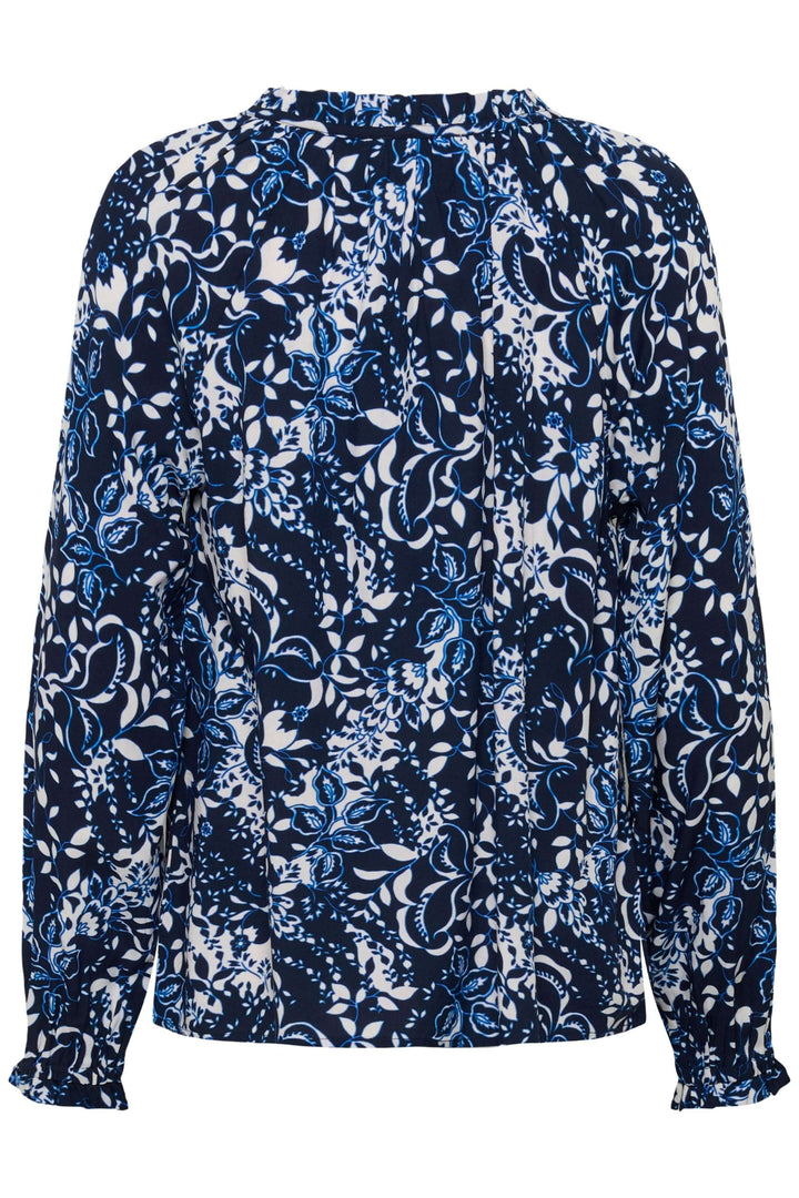 Flowing Tiah blouse with floral print