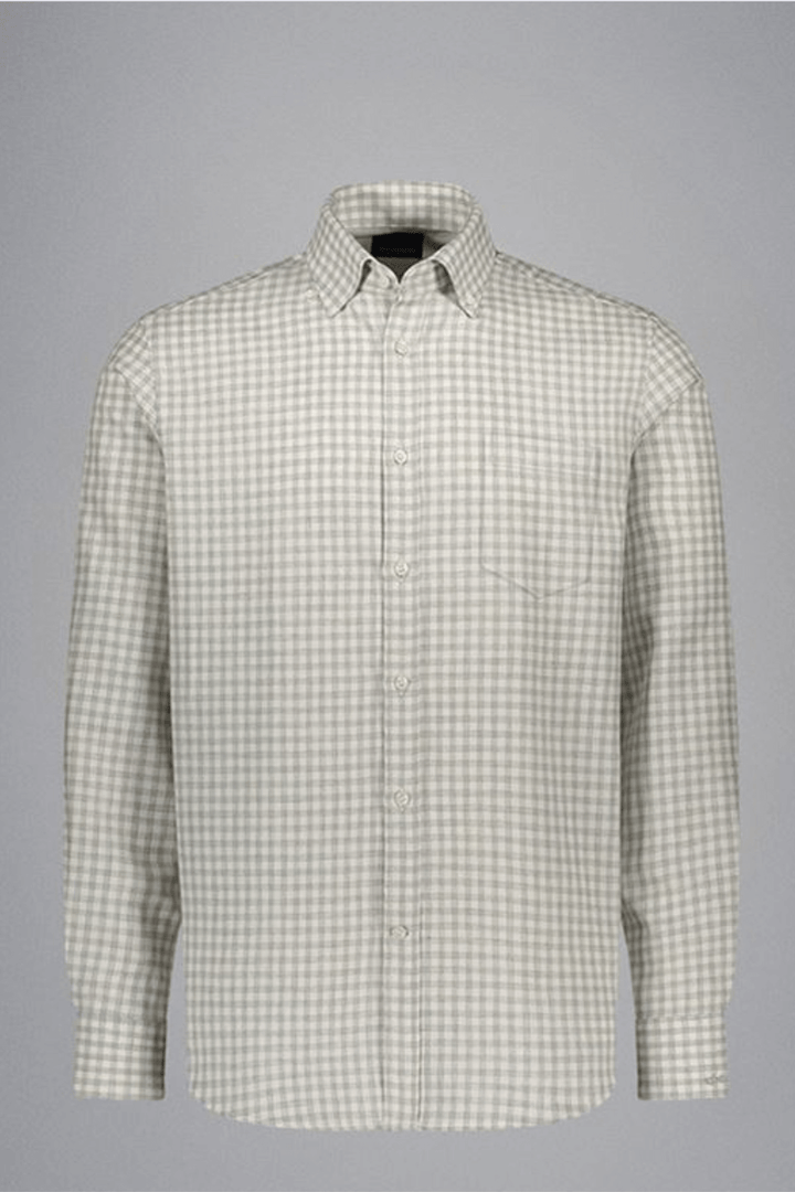 Chemise en flanelle brossée à carreaux fins, élégante et douce, idéale pour l'automne