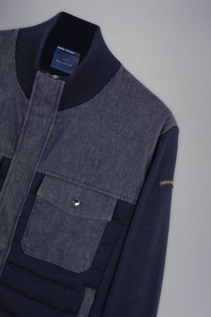 Veste matelassée Paul & Shark, élégante et confortable, idéale pour l'extérieur avec technologie Primaloft.