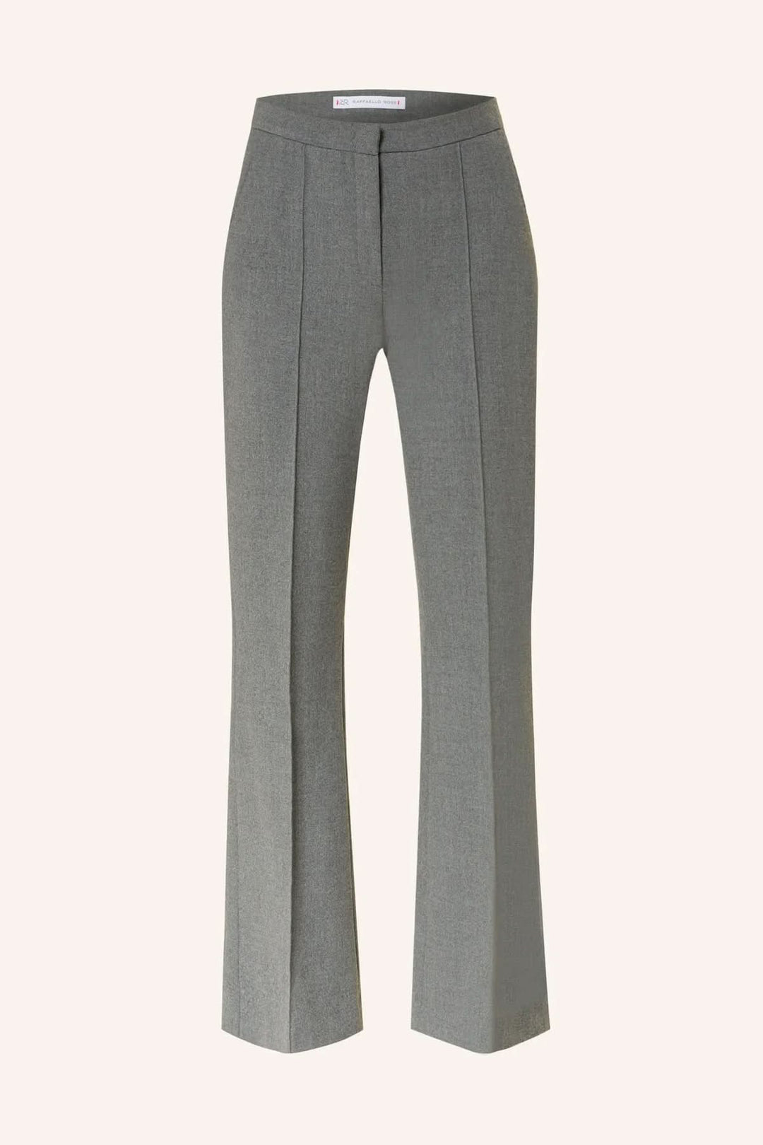 Pantalon habillé coupe évasée à plis marqués