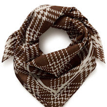 Foulard carré à motif Phi