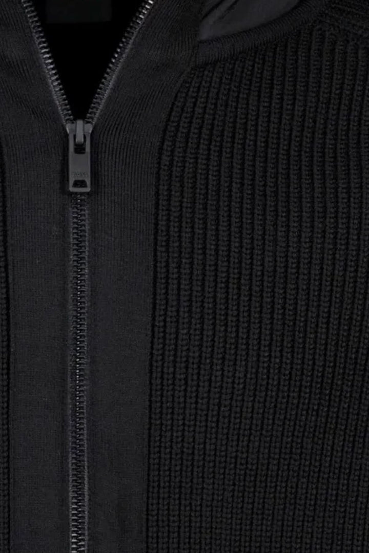 Cardigan Kigloo zippé en laine et nylon