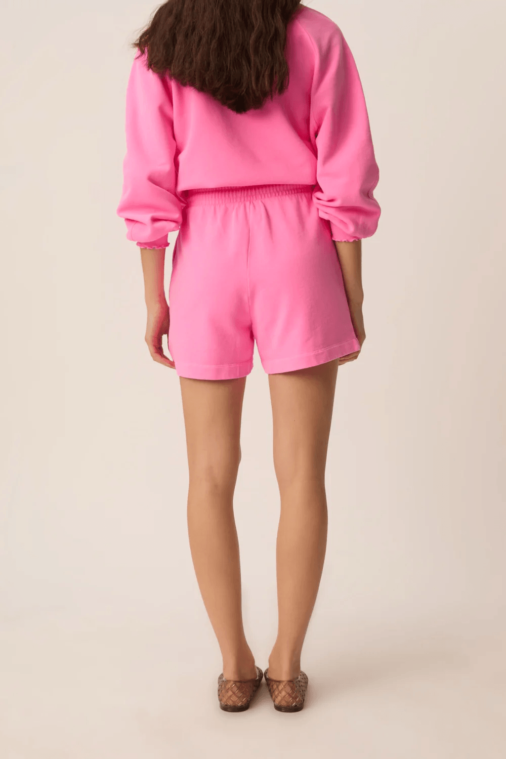 Short Yasti taille élastique à cordon coupe décontractée