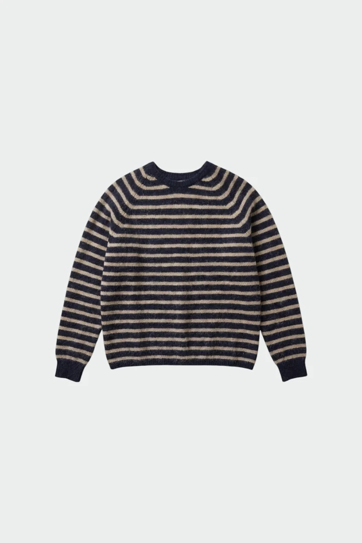 Soft knit striped sweater 