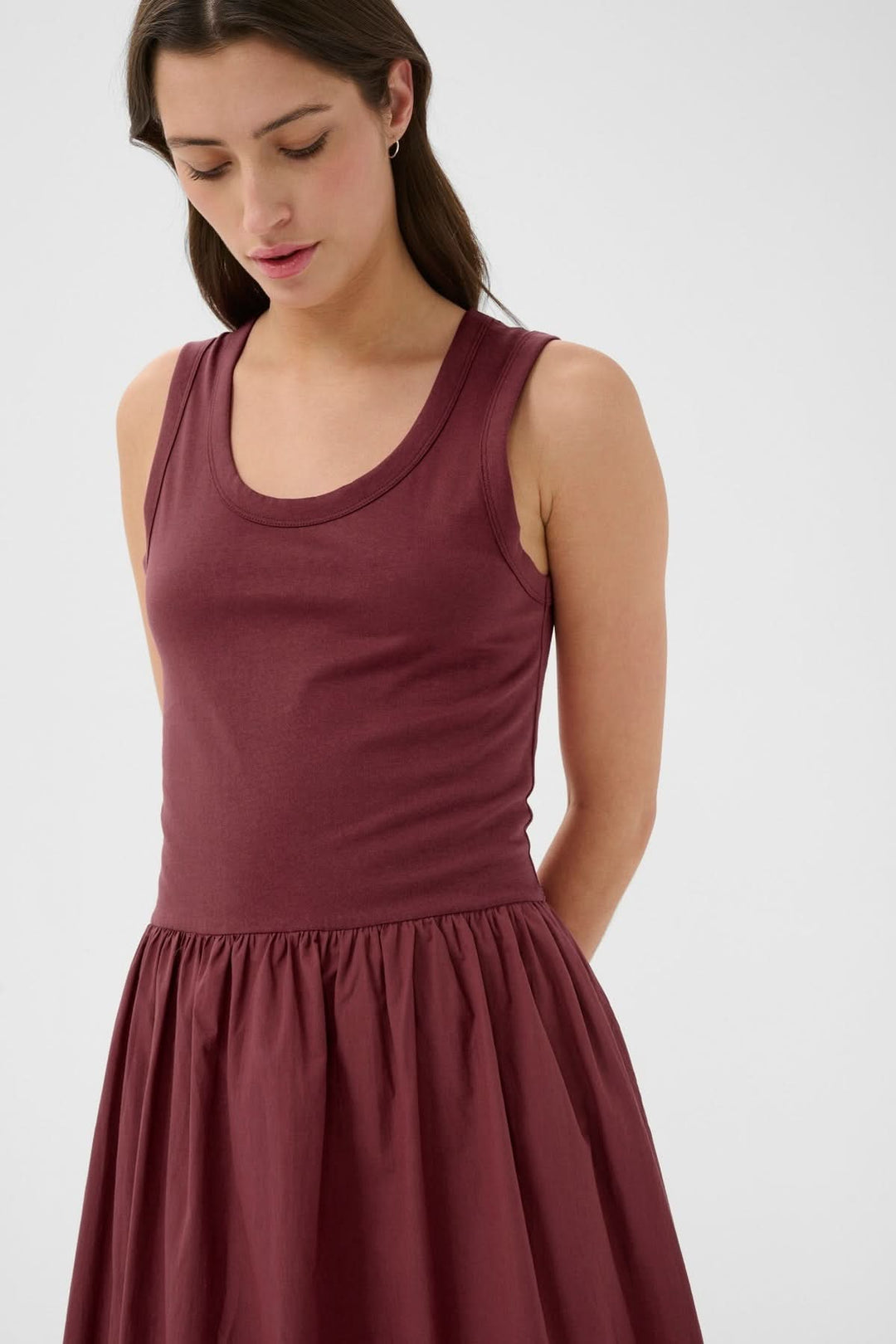 Robe midi à jupe ample Bodhi