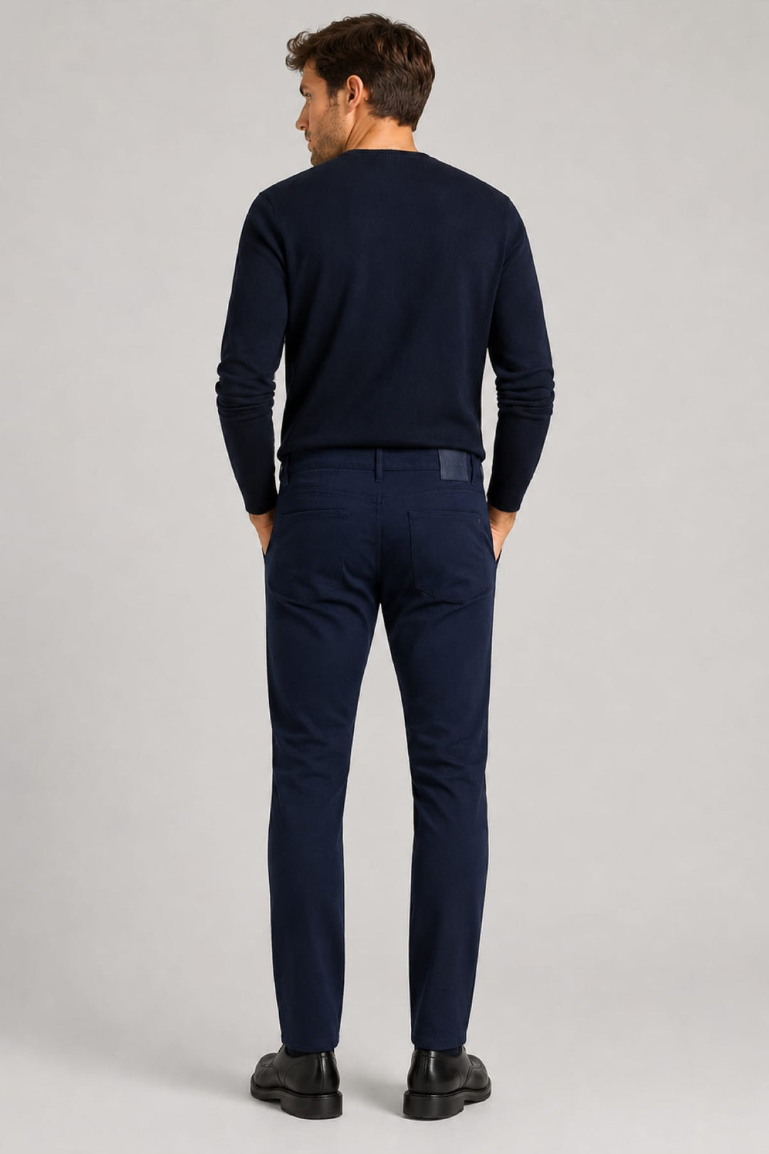 Side view of Brax modern beige men&