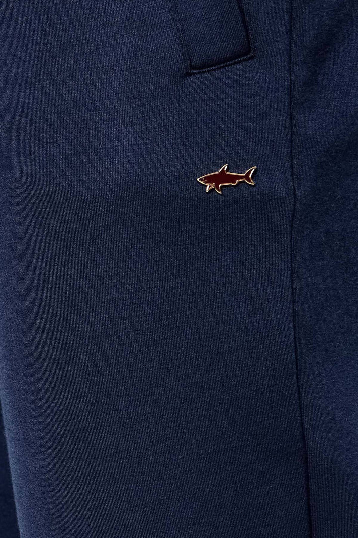 Side view of black Paul and Shark men&