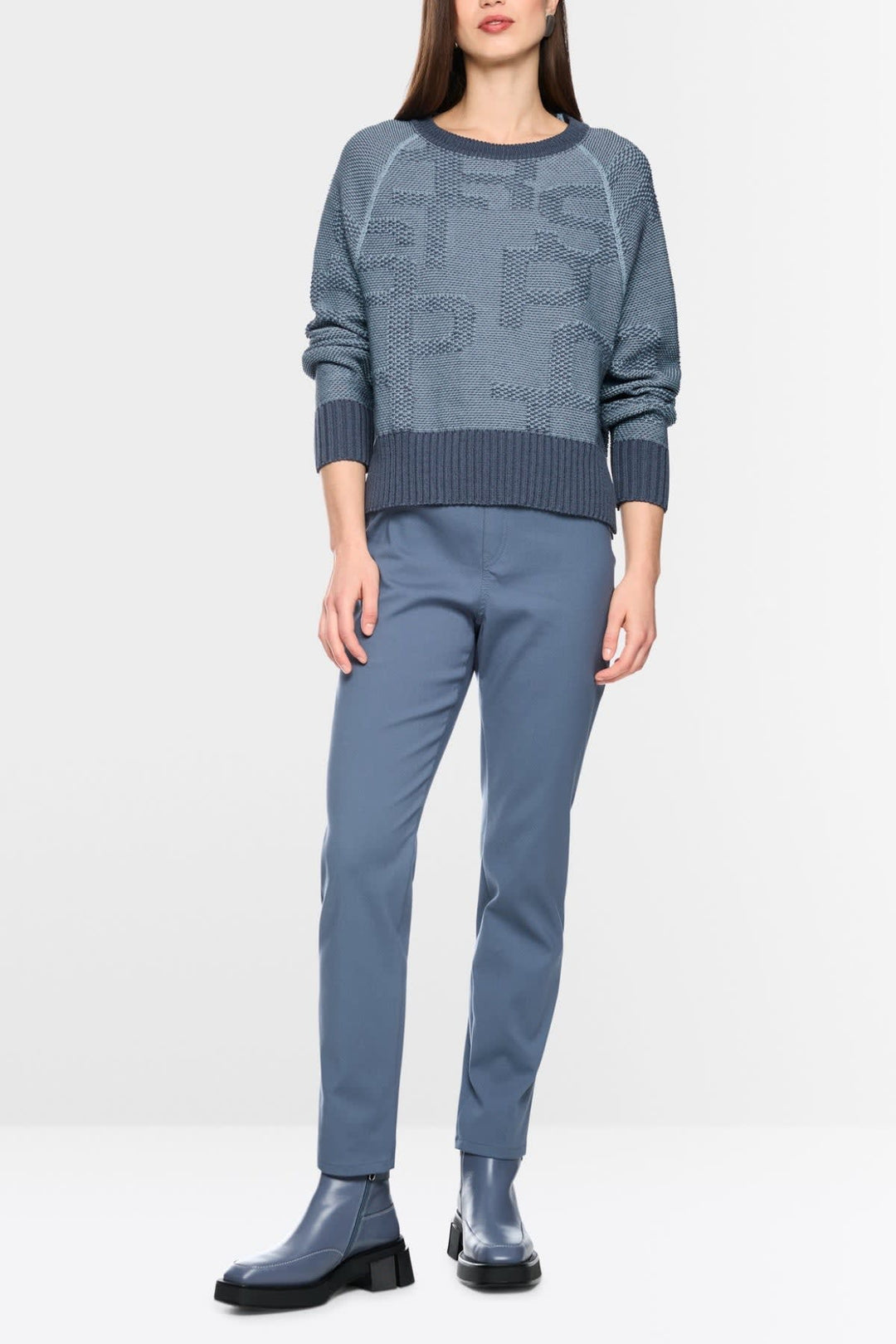 Rear view of a gray Marc Cain women&