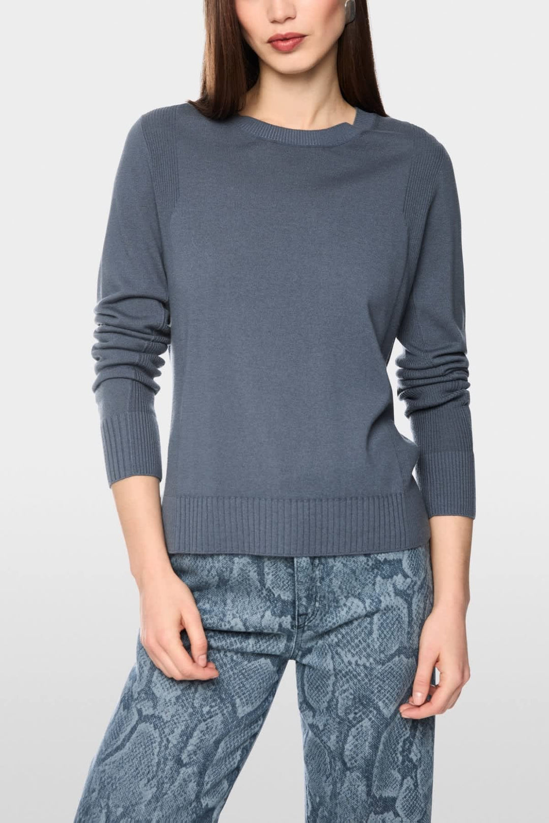 Side view of a lightweight beige Marc Cain women&