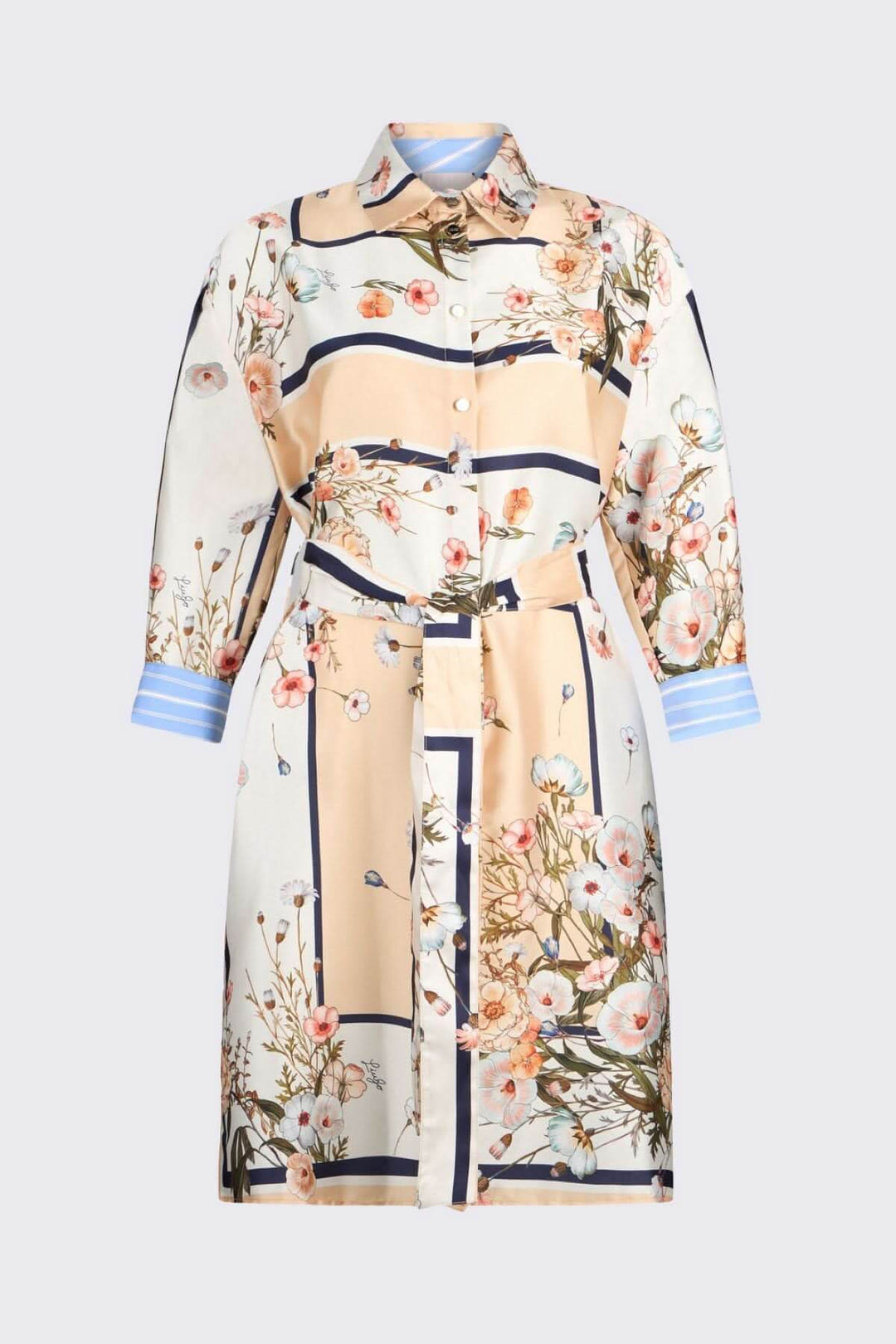 Robe chemise à imprimé floral