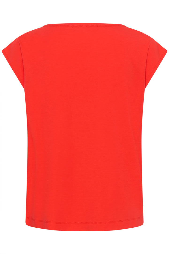 Pennie Flowy Blouse with a Draped Neckline