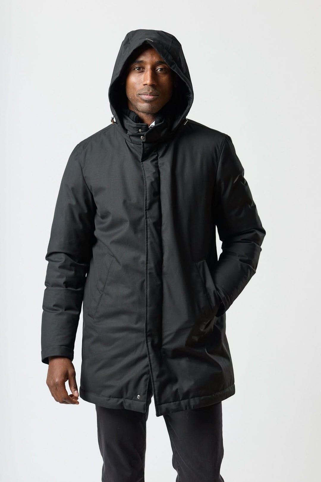Manteau mi-long en duvet