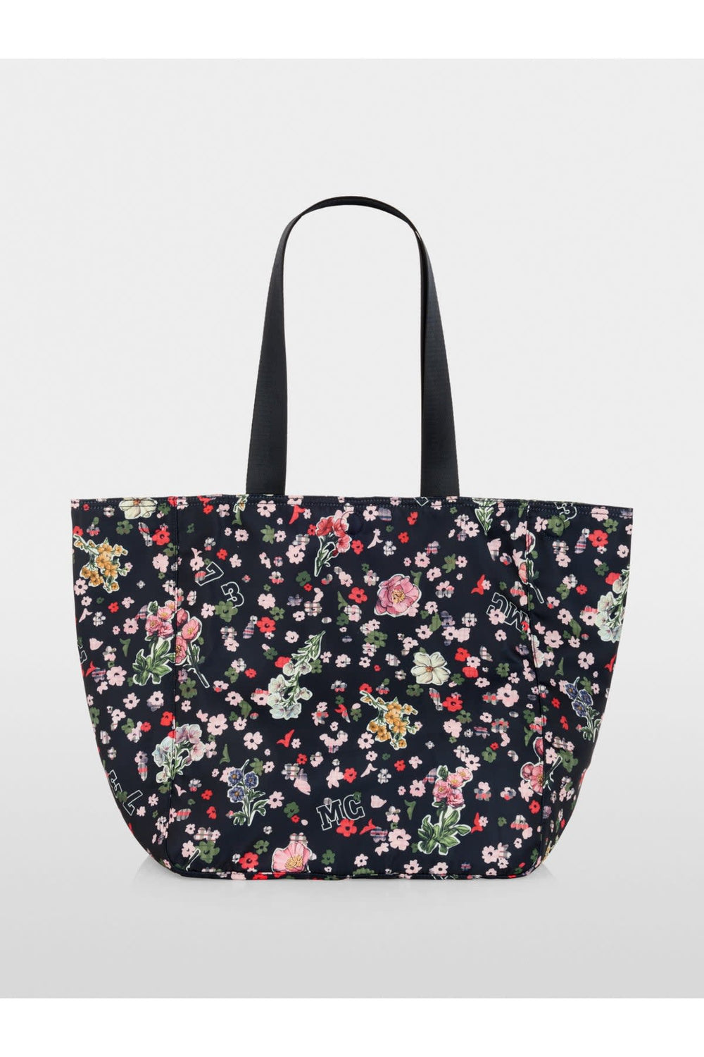 Marc Cain women's reversible nylon tote bag, front view