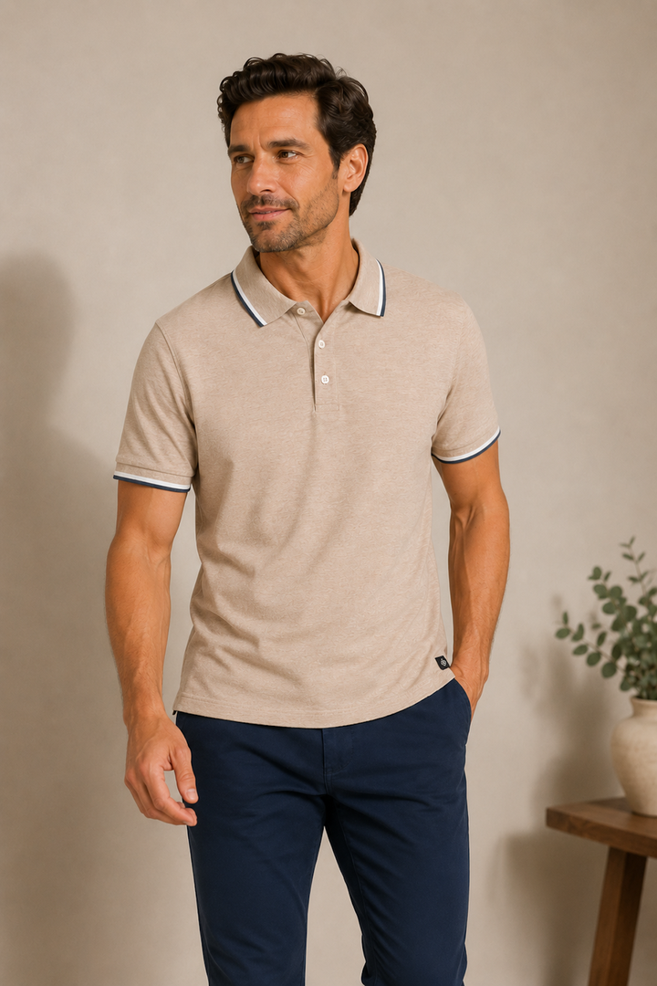 Polo en coton italien