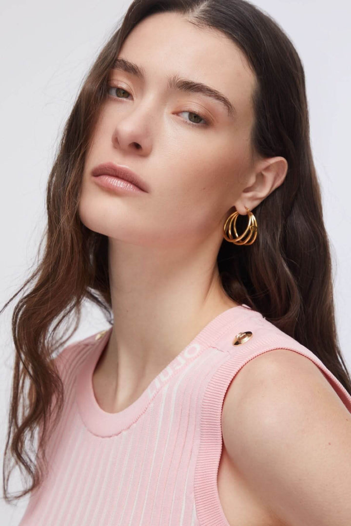 Camisole en maille côtelée