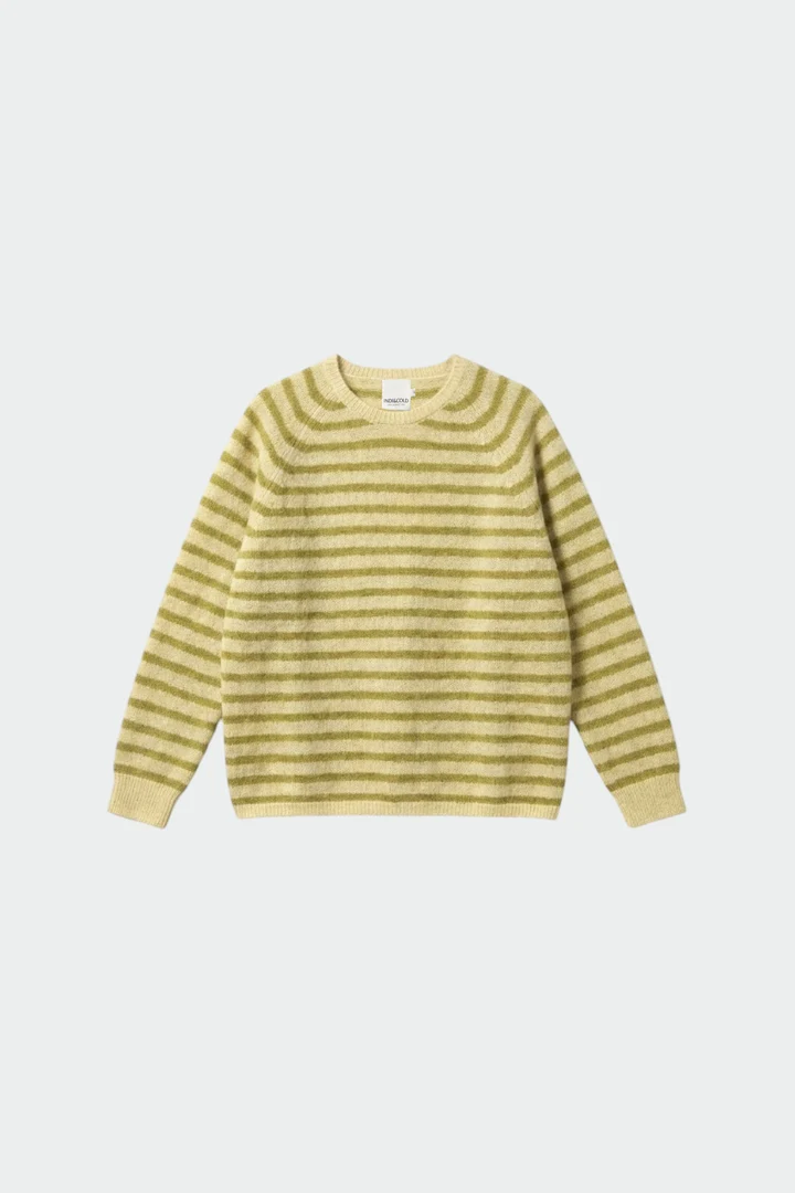 Soft knit striped sweater 