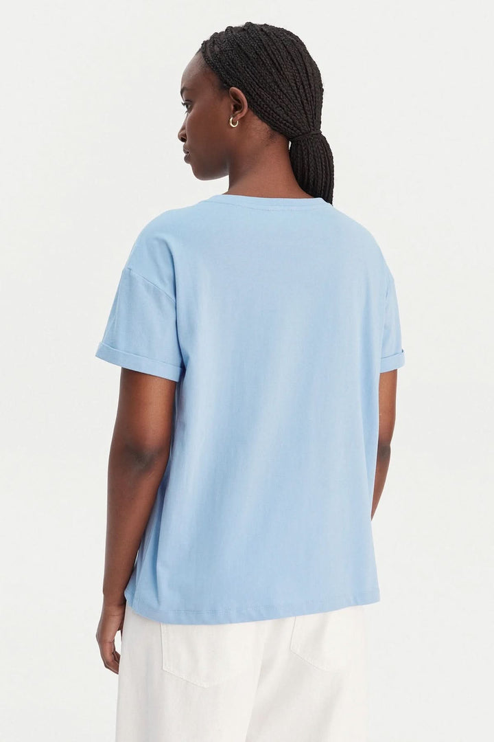 T-shirt with an openwork pattern